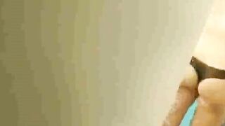 Asian stepmom, firm tits, big nipples (voyeur)