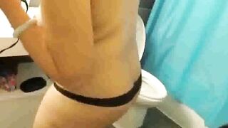 Asian stepmom, firm tits, big nipples (voyeur)