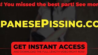 Japanese girl pleasuring herself and peeing in private video