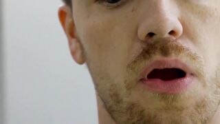Horny stepbro slides big dick through teen stepsisters torn pants