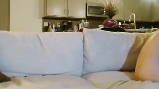 Horny blonde slut suck cock and takes hard BBC pounding