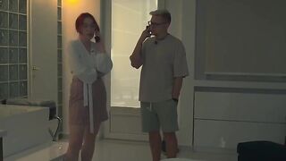 Spying on my stepmom before fucking her