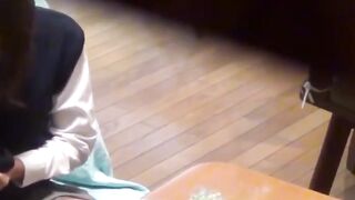 Japanese girlss filmed in a secret tape during in the restroom