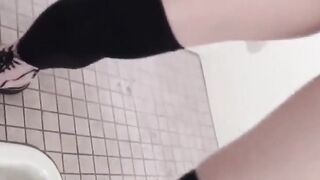Hot Japanese hotties moaning and peeing in public spaces