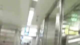 Kinky Asian brunettes pissing all over their hairy bodies