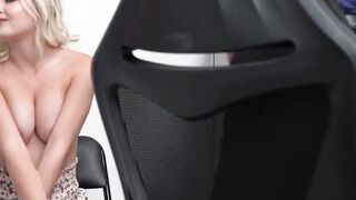 Blonde Natalia Queen pleasures officer to escape punishment