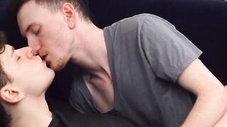 Ethan Tate destroys Jaxson Coles tranny pussy then creampie