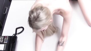 Blonde Lily Larimar gets fucked by officer to avoid jail