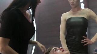 Dominatrix Triple Threat - Anal Training with Two Hot MILF's