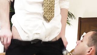 Bareback Butt-Fucking Action with Older Guy & barely legal Twink - Hot Daddy Fucks Teen Boy
