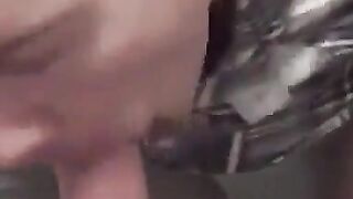 Big Dick's Deepthroat Pleasure! Hot Brunette Babe Sucks & Swallows Huge Load!