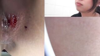 Asian Babe's Golden Shower - POV Cam Captures Intimate Moment