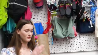 Pounding Officer's Dick - Hardcore Anal Sex with Hot Blonde Babe