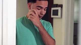 Kinky stuck MILF stepmom rescued and railed by big dick stepson