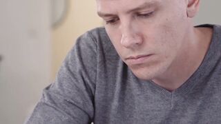 Busty Redhead Slut Risa May Sucks Step-Brother's Dick And Swallows His Load