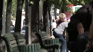 Public Ass-Fucking Adventure! anal sex in public with amateur babe