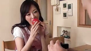 Japanese Milf Hidden Cam Seduction - Office Slut Blows Boss For Promotion
