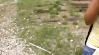 Amateur Babe Gets Spontaneous Public Sex