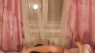 Point-Of View Blow Job Action - Sexy Brunette Babe Sucks And Swallows