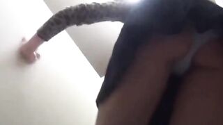 Hairiest-Asian-Babe's Piss Play - Voyeurs Delight
