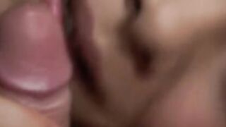 Fresh JizZ In Her Mouth - Hot Blonde Teenager Facesitting & Deepthroat POV BJ