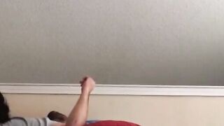 Amateur Couple Sharing Intimate Moments In Bed