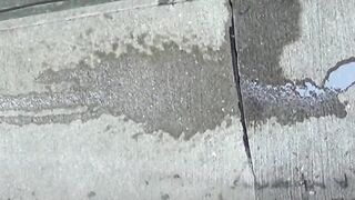 Peek-A-Pussy Cleaning Session with Piss & Wipes - Voyeurs Delight