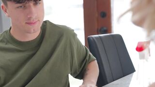 Step-Bro's Teen StepSis Gives A Wild Ride In His Car And Bed - Older/Younger