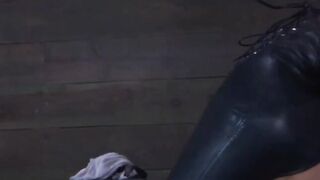 Rough Sex - BDSM Newbie Gets Introduced to Hard Core Bondage Action