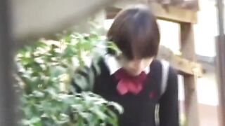 Hot MILF Japan - Wet Panties Fashion Show by Sexy Short-Hairstyle Model