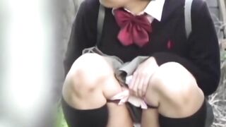 Hot MILF Japan - Wet Panties Fashion Show by Sexy Short-Hairstyle Model