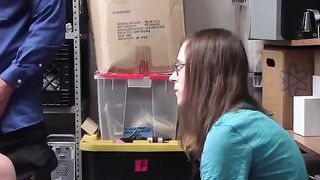 Sexy Bombshell Fucked Hard By A Guard - POV Creampie