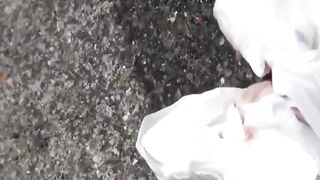 Public Peeping Tom - Naughty Girls Get Busted In A City Alley