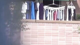 Public Peeping Tom - Naughty Girls Get Busted In A City Alley