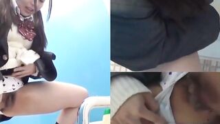 Public Peeing #2 - Hot Asian Girl With Big Boobs Flaunts Her Wet Body