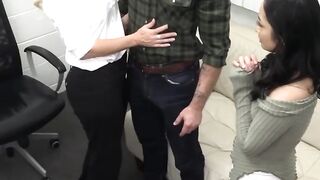 3some FFM Threesome - Therapist Helps Patient with Sexual Healing