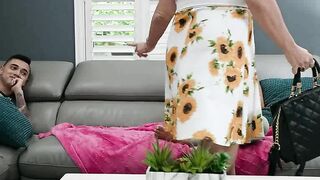 Sister-in-Law's Hot Stepdaughter Rides My Big Dick While Calling Her Boyfriend