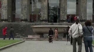 Public Bondage Session With Famous Pornstar - Tina Martini & Zenza Ragi