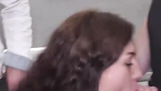 Birthday Surprise Party with Hot Blonde MILF Threesome Sex