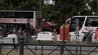 Public Humiliation - German Girl Gets Flogged & Spanked on Live TV in Germany
