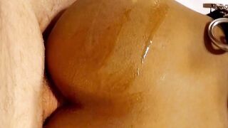 Thick-Assed FemBoy Fucked Hard From Behind - Bondaged Crossdresser Anal Play