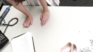 Naughty Girl Resorting To Oral Sex For Theft Charges - Petite Blonde Teen Fucked Hard