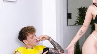 Thick-Ass Latin Rimjob & Hardcore Fucking - Big Dick Pounding Coed
