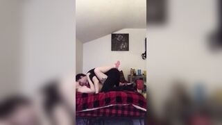 Eating her out and Fucking her till she Jizzes