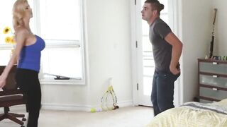 Badmilfs - Big Titted Teacher Tricks School Girl in Threeway