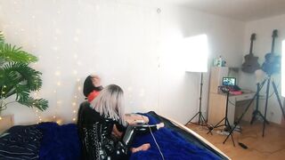 Backstage of Crazy Hot Dyke Bdsm Girls doing Sex Sex Tape. Positive