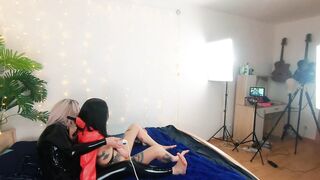 Backstage of Crazy Hot Dyke Bdsm Girls doing Sex Sex Tape. Positive