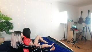 Backstage of Crazy Hot Dyke Bdsm Girls doing Sex Sex Tape. Positive