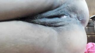 Beauty Old Hispanic Woman Dark Bushy Biggest Cunt, Tiny Clit,