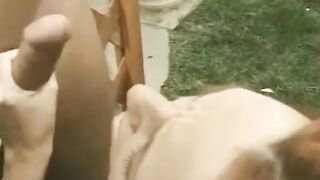 Ginger offer Hand Job Public